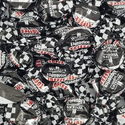 Walkers Liquorice Toffee 150g - Fast Cheap Delivery By One Pound Sweets • £1.75