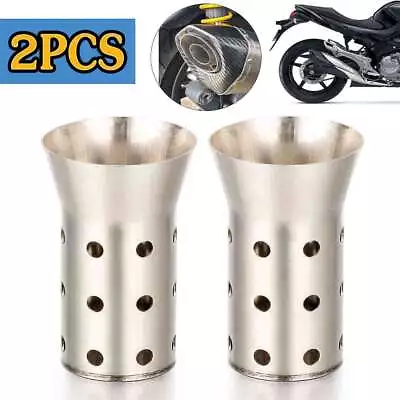 2PCS Motorcycle Exhaust Can Muffler Insert Baffle DB Killer Silencer Universal • $9.56