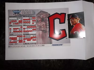 2024 Cleveland Guardians Opening DayMagnet Schedule W/ Pocket Schedule • $10