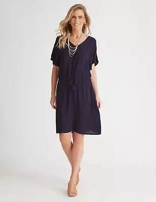 $19.90 • Buy Millers Crinkle Dress With Extended Sleeve Womens Clothing  Dresses Shift