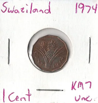 $0.99 • Buy Coin Swaziland 1 Cent 1974 KM7, Combined Shipping