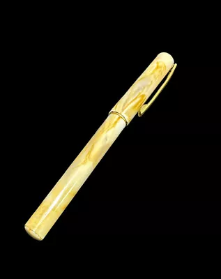 Vintage Staedtler Fountain Pen With Gold Nib Marbleized Finish • $76.50