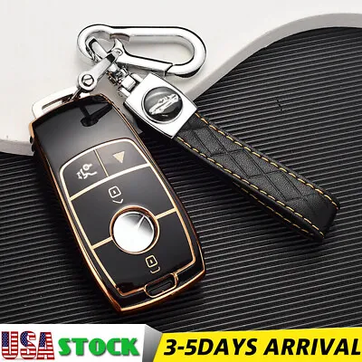 $22 • Buy TPU Car Key Fob Case Cover Shell For Mercedes Benz A S C E G M Class GLC GLA CLA