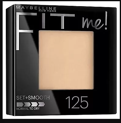 MAYBELLINE Fit Me Pressed Powder/Set + Smooth 9g - CHOOSE SHADE - NEW Sealed • £6.99