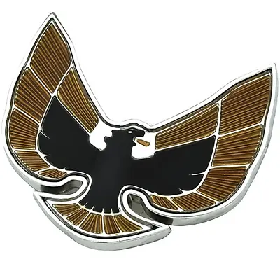 OER Gold And Black Front End Bird Emblem For 1974-1976 Firebird And Trans AM • $68.98
