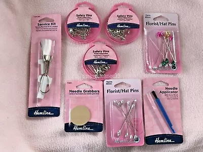 Hemline Accessories ~ Safety Pin ~ Sewing Tools ~ Service Kit ~ Florist/hat Pins • £2.10