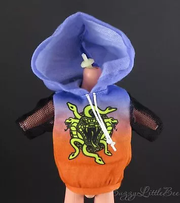 Monster High Doll G3 Deuce Gorgon Coffee Break Snake Hoodie Top Shirt • $8.99