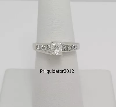 1CT Diamond Solitaire Engagement Anniversar Wedding Bridal Ring 14K White Gold • $699.99