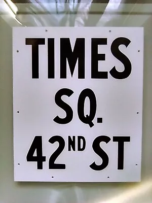  1930 Times Sq  New York  Subway Sign  • $20