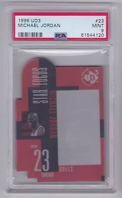 1996-97 Upper Deck UD3 Michael Jordan Star Focus PSA 9 MINT Bulls • $74.99