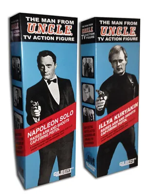 Gilbert MAN FROM UNCLE BOXES For 12  Action Figures (BOXES ONLY!) • $42