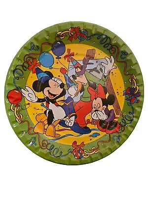 Disney Mickey Mouse Plates Birthday Party Tableware Supplies 18cm Pack Of 18 • $6.84