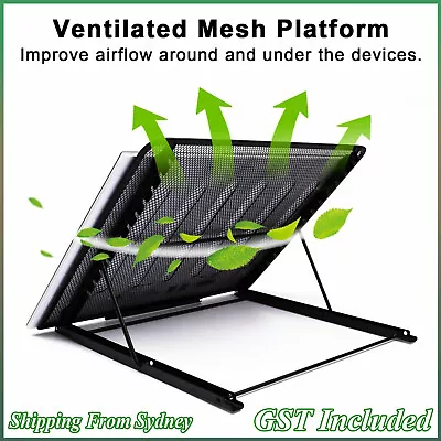 $13.52 • Buy Portable Adjustable Aluminum Laptop Stand Foldable Desktop Notebook  Tripod Tray
