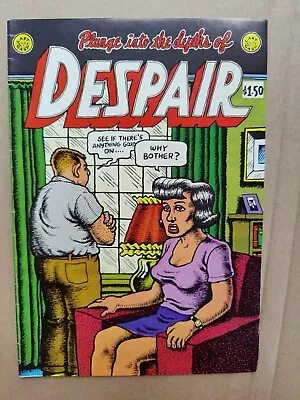 Plunge Into The Depths Of DESPAIR Robert Crumb 1983 Last Gasp Underground FN/VF • $10