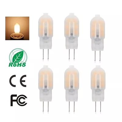 2X G4 LED Bulbs 5W Capsule Milky Lights Warm White  AC DC12V  SMD2835 Corn Lamp • £2.84