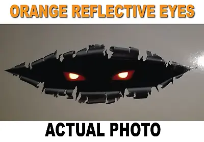 Peeking Monster Vinyl Decal Reflective Eyes Bumper Sticker Car Truck Window 3M • $5.24