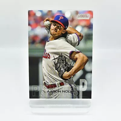 Aaron Nola - Philadelphia Phillies #253 Stadium Club Topps 2018 Baseball Card • £1.49