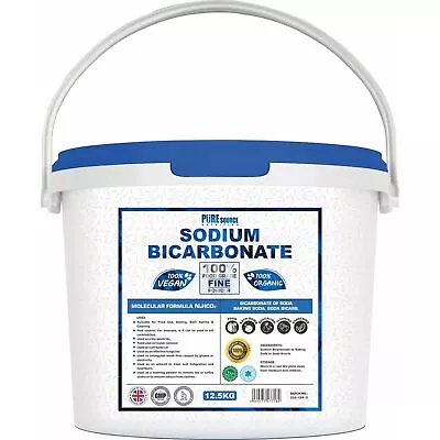 £29.99 • Buy Sodium Bicarbonate Of Baking Soda Bicarb Vegan 100% Food Grade Bath Bomb Baking