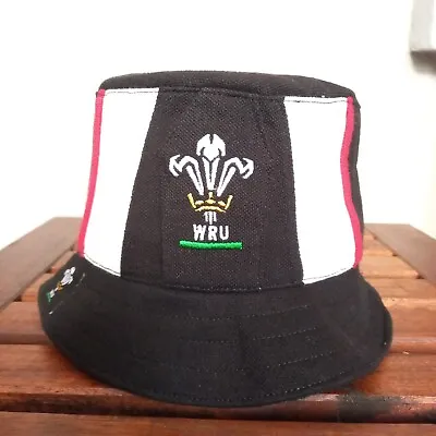 Wales Rugby Bucket Hat From Upcycled Official Shirt For Baby/Infant (18-36 Mths) • £14.95