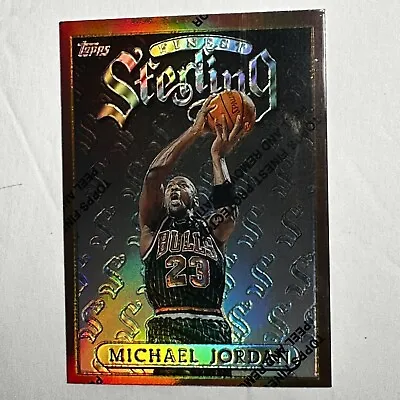 1996-97 Topps Finest Michael Jordan Sterling Bronze Refractor #50 W/coating Nmmt • $499.95
