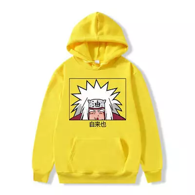 New Naruto Ziraiya Pullover Hoodie Plush Coat Sweater Hoodie • £24.99