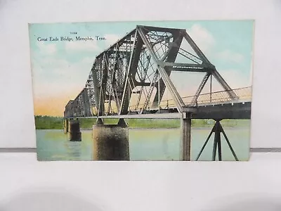 Great Eads Bridge Memphis TN C. 1910 Vintage Postcard • $4.95