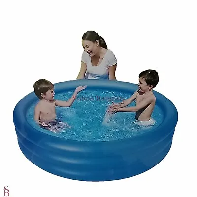 Frost 3-Ring Pool - Inflatable 165cm (5' 5 ) Diameter 37cm Deep 530l Capacity • £19.99