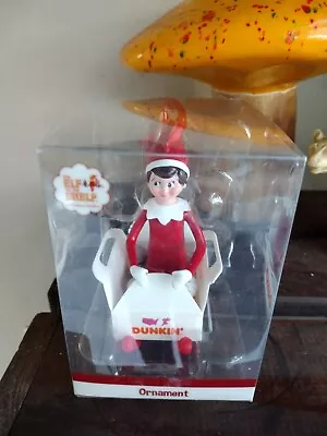 2022 Dunkin Donuts Ornament Elf On The Shelf In A Munchkins Box FREE SHIP • $14