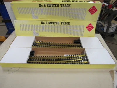 $379.95 • Buy 1 Pair Aristocraft G Art-30330 Right & 30340 Left Hand Brass #6 Switches New Ob