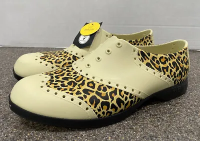 Biion Golf Performance Spikeless Shoes Leopard/Cheetah Print Men’s 8 Women’s 10 • $39.99