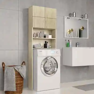 Washing Machine Cabinet Bathroom Cabinet Cupboard Rack Multi Colours VidaXL • £64.99