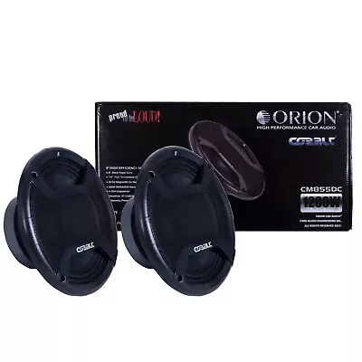 CM855DC Orion 8” Mid Bass Speakers 1200 Watts Cobalt  • $70