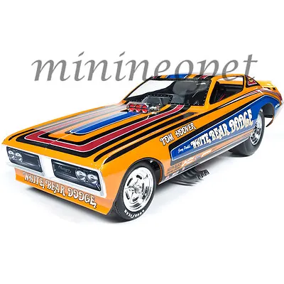 Autoworld Aw1161 1971 Dodge Charger Tom Hoover White Bear Nhra Funny Car 1/18 Or • $129.97