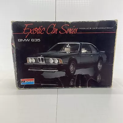 Monogram Exotic Car Series BMW 635 Model Vintage • $27.99