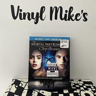 Mortal Instruments City Of Bones Blu-Ray DVD Like New Free Shipping • $5.99
