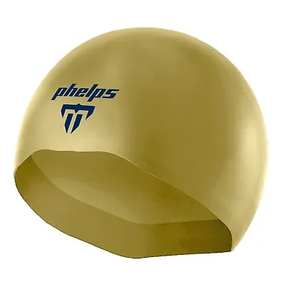 New Michael Phelps Adult X-02 Elite Silicone Race Swim Cap-Size M 22-23 1/4  • $20