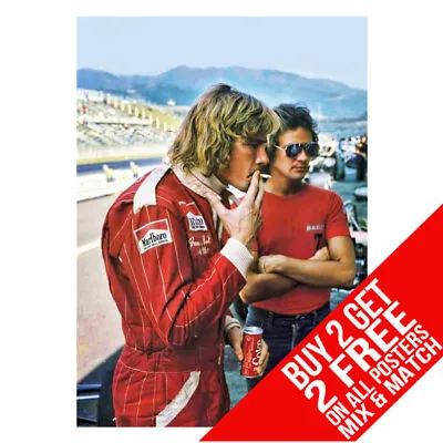 James Hunt Bb2 Barry Sheene F1 Poster Art Print A4 A3 Size Buy 2 Get Any 2 Free • £6.97