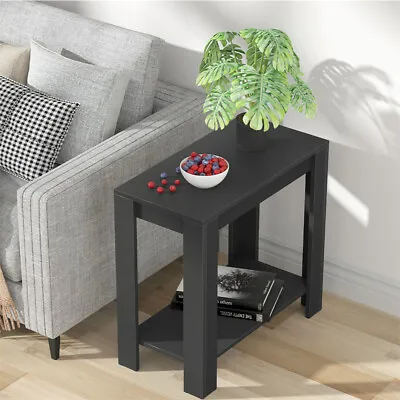 £40.93 • Buy Narrow End Table Sofa Side Coffee Table Bedside Storage Drawer Nightstand Small