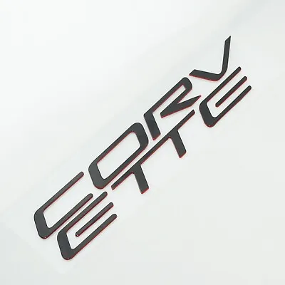 1997-2004 C5 Corvette Rear Bumper Inserts Letters Emblem 3D Badge （red Edge） • $18.99