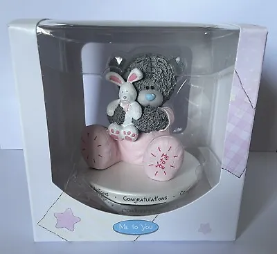 Me To You-Tatty Teddy Figurine - Congratulations Christening New Born Christmas • £12.39