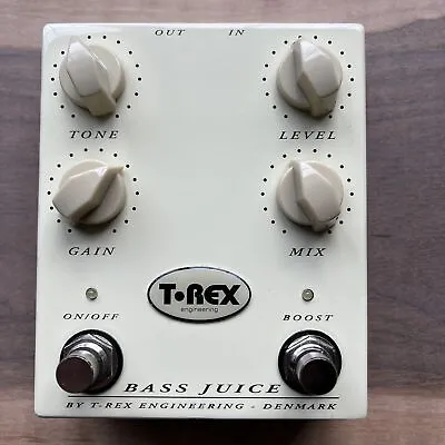 T-Rex Bass Juice Distortion Overdrive - White • $199