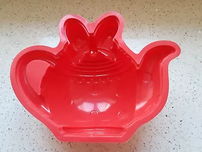 Large Disney Tea Pot Minnie Mouse Cake Silicone Mould Party/Jelly/Party/Choc+MAG • £4