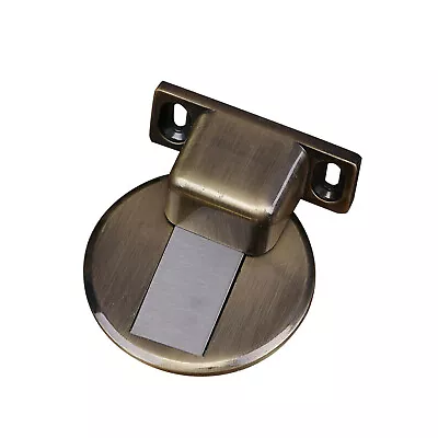 Premium Stainless Steel Strong Magnetic Door Stopper Floor Mount Doorstop Catch • £5.81