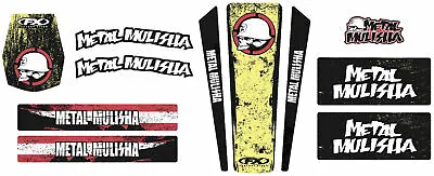 Factory Effex Metal Mulisha Decal Sticker Fender Swingarm Fork Trim Kit 20-50460 • $30