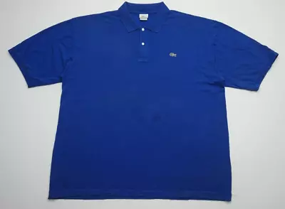 Lacoste Polo Shirt Size 4XL XXXXL PIT TO PIT Is 28 Inches Label 10 • £29.99