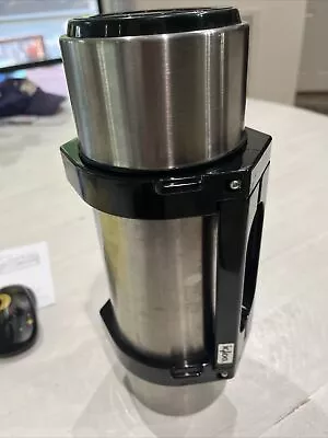 Vintage Igloo Stainless Steel Thermos Foldable Handle • $10