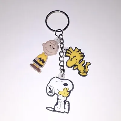 £3.25 • Buy Peanuts Keyring Keychain Key Ring Key Chain - Snoopy, Woodstock, Charlie Brown