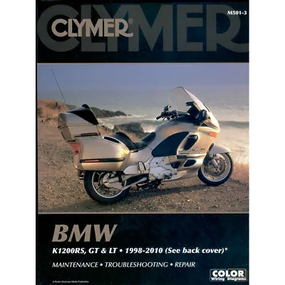 CLYMER Physical Book BMW K1200RS 1998-2005/K1200GT 2003-2005/K1200LT 1999-2010 • $47.72