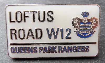 QPR Enamel Football Badge Queens Park Rangers Road Sign • £1.95