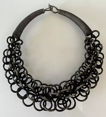 Vintage MIAO CHINESE MINORITY HILL TRIBE Silver Necklace • $295